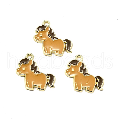 Zinc Alloy Enamel Pendants FIND-Z080-01G-08-1