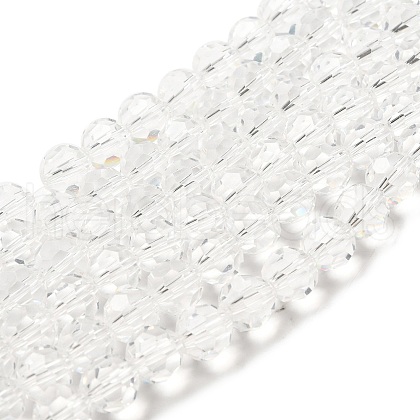 Transparent Glass Beads EGLA-A035-T10mm-D19-1