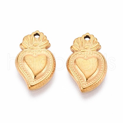 201 Stainless Steel Charms STAS-N109-234G-1