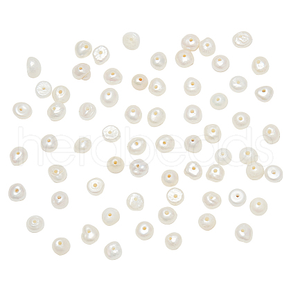  66Pcs Natural Cultured Freshwater Pearl Beads PEAR-NB0002-51-1