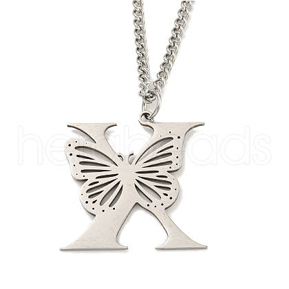 201 Stainless Steel Necklaces NJEW-Q336-01X-P-1
