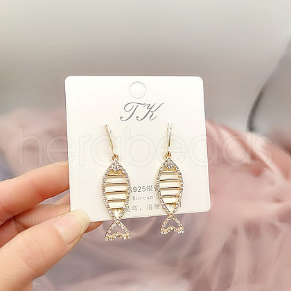 Alloy Rhinestone Stud Earrings FS-WGE0AD6-41-1