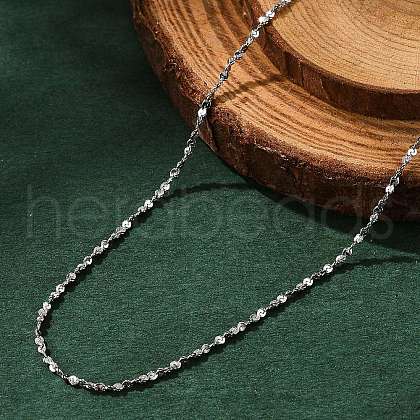 Non-Tarnish 304 Stainless Steel Chain Necklaces NJEW-F248-06A-P-1