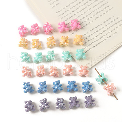 Opaque Acrylic Beads X1-OACR-K008-29-1
