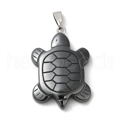 Synthetic Non-Magnetic Hematite Pendants G-E611-01P-1