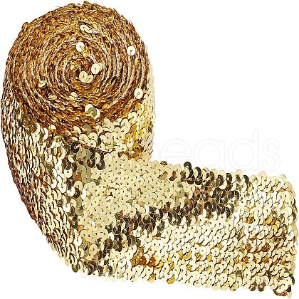 Fingerinspire Polyester Paillette Chain Rolls OCOR-FG0001-15C-1
