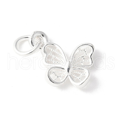 925 Sterling Silver Hollow Butterfly Charms STER-R012-09S-1