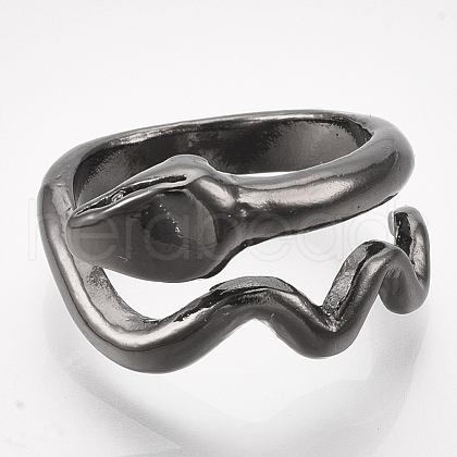 Alloy Cuff Finger Rings RJEW-T008-31B-1