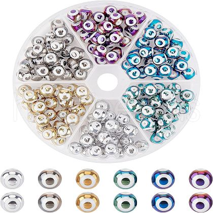  Electroplate Glass Beads EGLA-NB0001-13-1
