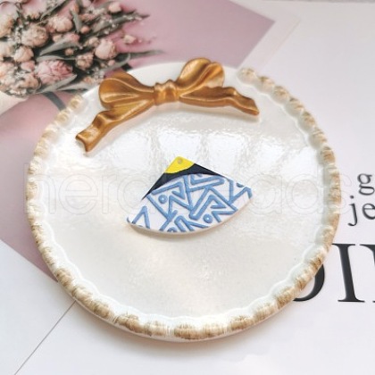 Flatback Resin Pendants RESI-CJC0005-11D-1