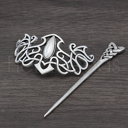 Viking Alloy Hair Sticks PW-WG0D8B7-01-1