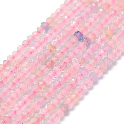 Natural Morganite Beads Strands G-G106-A22-01-1