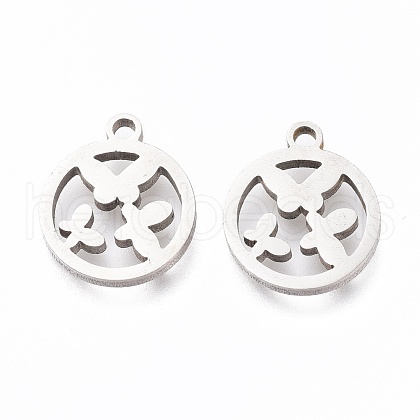 Non-Tarnish 201 Stainless Steel Charms STAS-A047-15P-1