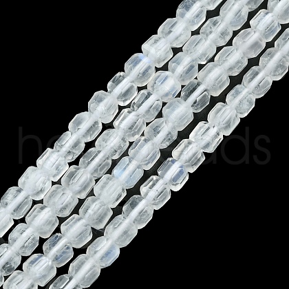 Natural Rainbow Moonstone Beads Strands G-F748-Z01-01-1