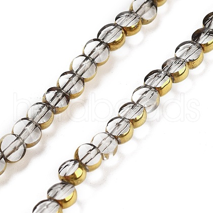 Electroplate Glass Beads Strands EGLA-C005-03F-1