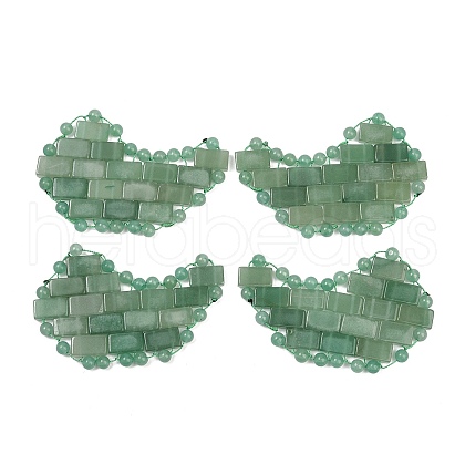 Mother's Day Gifts Natural Green Aventurine Eye Patches G-D301-A06-1