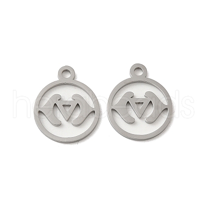 Non-Tarnish 304 Stainless Steel Charms STAS-J042-10P-1