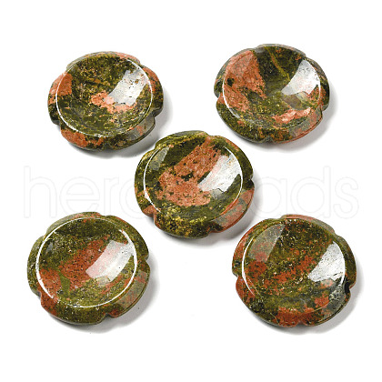 Mother's Day Gifts Natural Unakite Worry Stones G-E586-01Z-1