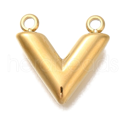 Ion Plating(IP) 304 Stainless Steel Charms STAS-P371-049G-1