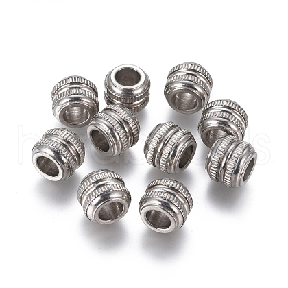 Tarnish Resistant 304 Stainless Steel Beads STAS-E039-14A-1