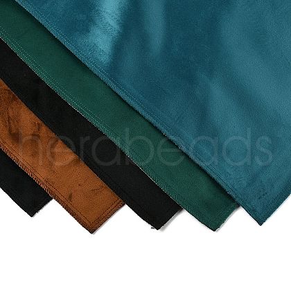 Velvet Silver Polishing Cloth for Jewelry AJEW-R006-01F-1