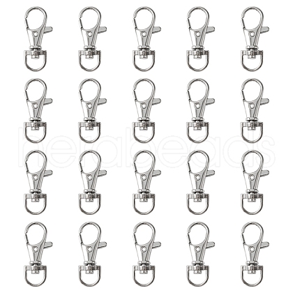 20Pcs Alloy Swivel Lobster Claw Clasps FIND-YW0001-55A-1