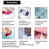 6 Styles Pet Film with Hot Melt Adhesive Heat Transfer Film DIY-WH0230-012-5