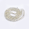 Electroplate Glass Beads Strands EGLA-Q079-05-2