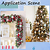 SOFPLATE 9Pcs 9 Styles Christmas Acrylic Snowflake Pendant Decorations HJEW-SP0001-05-5