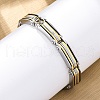 304 Stainless Steel Link Chain Bracelets for Women Men BJEW-R018-09GP-3