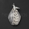 Natural Rose Quartz Pendants G-G870-08P-2