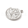 304 Stainless Steel Pendants STAS-B074-08P-09-2