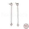 925 Sterling Silver Chain Extenders STER-D036-38AS-3