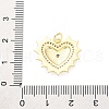 Brass Micro Pave Cubic Zirconia Pendants KK-D325-61G-03-3