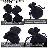 Beebeecraft 20Pcs Gourd Velvet Drawstring Bags TP-BBC0001-07A-04-6