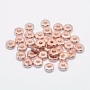 Brass Spacer Beads X-KK-L106C-01RG-1