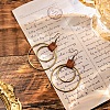 Ring Bohemian Style Zinc Alloy Dangle Earrings FS-WG9CCFB-03-2