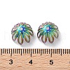 Ion Plating(IP) 304 Stainless Steel Bead Caps STAS-Z062-02RC-3