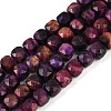Natural Tiger Eye Dyed Beads Strands G-H028-A01-07A-1