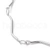 Non-Tarnish 304 Stainless Steel Twist Bar Link Chain Necklace X-NJEW-K249-11P-2