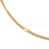 Ion Plating(IP) 304 Stainless Steel Link Chain Necklace for Men Women NJEW-M200-07G-2