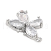 Brass Micro Pave Cubic Zirconia Pendants KK-D283-24P-2