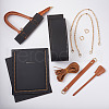 DIY Rectangle PU Leather Knitting Crochet Bags GN-TAC0003-08C-2