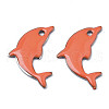 201 Stainless Steel Enamel Pendants STAS-N088-16K-1