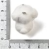 Flocky Resin Pendants RESI-E059-05D-3