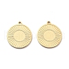Ion Plating(IP) 304 Stainless Steel Pendants STAS-G347-07G-1