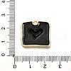 Alloy Enamel Pendants FIND-A051-09A-01G-3