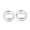 Tarnish Resistant 304 Stainless Steel Split Key Rings STAS-I107-24P-2x28-2