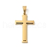 304 Stainless Steel Pendants STAS-G346-15G-1