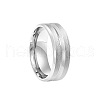 Grooved Stainless Steel Finger Rings for Men WG2ADDA-14-2